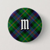 Clan Malcolm Tartan Button (Vorderseite)