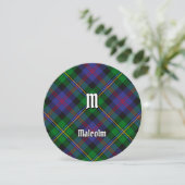 Clan Malcolm Tartan Einladung (Stehend Vorderseite)