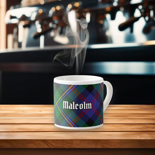 Clan Malcolm Tartan Espressotasse