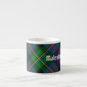 Clan Malcolm Tartan Espressotasse (Vorderseite)