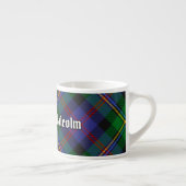 Clan Malcolm Tartan Espressotasse (Rechts)