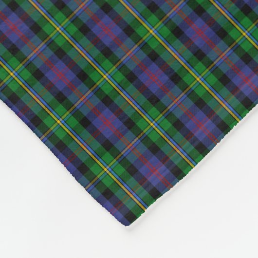 Clan Malcolm Tartan Fleecedecke (Ecke)
