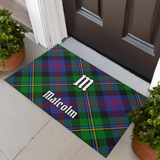 Clan Malcolm Tartan Fußmatte