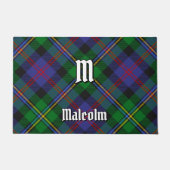 Clan Malcolm Tartan Fußmatte (Vorderseite)