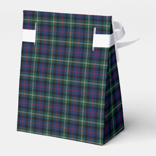 Clan Malcolm Tartan Geschenkschachtel (Rückseite)