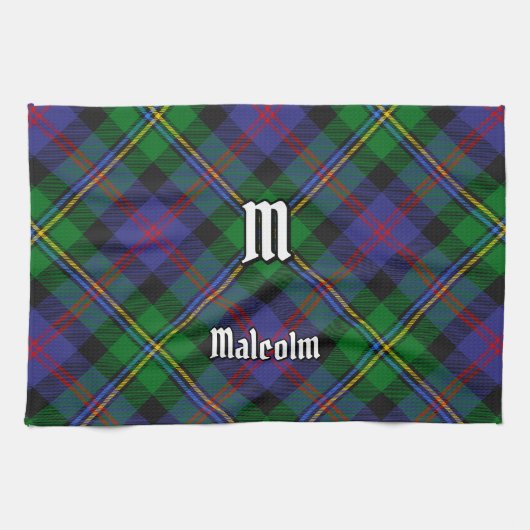 Clan Malcolm Tartan Geschirrtuch (Horizontal)