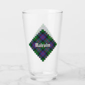 Clan Malcolm Tartan Glas (Rückseite)