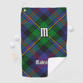 Clan Malcolm Tartan Golfhandtuch (Insitu)