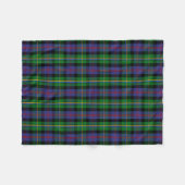 Clan Malcolm Tartan Kariert Fleecedecke (Vorderseite (Horizontal))