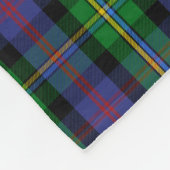 Clan Malcolm Tartan Kariert Fleecedecke (Ecke)