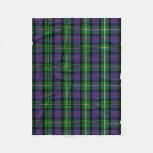 Clan Malcolm Tartan Kariert Fleecedecke (Vorderseite)