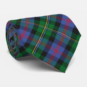 Clan Malcolm Tartan Krawatte (Gerollt)
