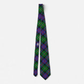 Clan Malcolm Tartan Krawatte (Rückseite)