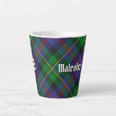 Clan Malcolm Tartan Milchtasse (Vorderseite)