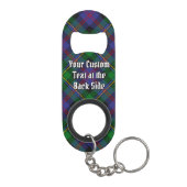 Clan Malcolm Tartan Mini Flaschenöffner (Rückseite)