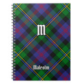 Clan Malcolm Tartan Notizblock (Vorderseite)