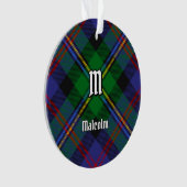 Clan Malcolm Tartan Ornament (Vorderseite)