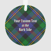 Clan Malcolm Tartan Ornament (Rückseite)