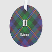 Clan Malcolm Tartan Ornament (Vorderseite)