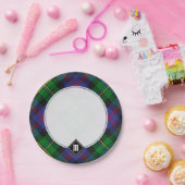 Clan Malcolm Tartan Pappteller (Party)