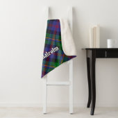 Clan Malcolm Tartan Sherpadecke (Beispiel)