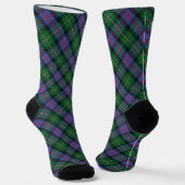 Clan Malcolm Tartan Socks Socken (Gewinkelt)
