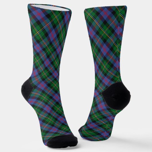 Clan Malcolm Tartan Socks Socken (Gewinkelt)