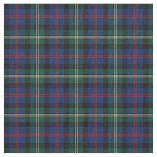 Clan Malcolm Tartan Stoff (Nahaufnahme)