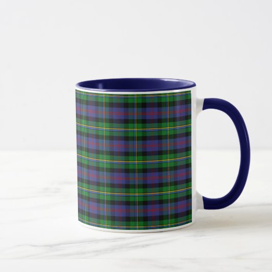 Clan Malcolm Tartan Tasse (Rechts)