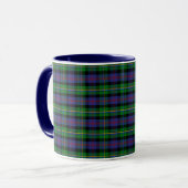 Clan Malcolm Tartan Tasse (Vorderseite Links)