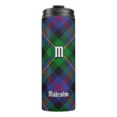 Clan Malcolm Tartan Thermosbecher (Vorderseite)
