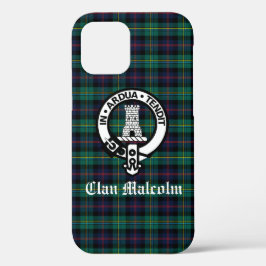 Clan Malcolm Tartan und Wappen Case-Mate iPhone Hülle