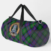 Clan Malcolm-Wappen auf Tartan Duffle Bag (Rechte Ecke)