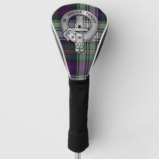 Clan Malcolm Wappen & Dress Tartan Golf Head Cover Golf Headcover (Vorderseite)