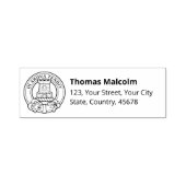 Clan Malcolm-Wappen Permastempel (Design)