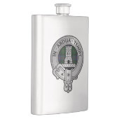 Clan Malcolm Wappen & Tartan Flachmann (Rechts)