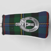 Clan Malcolm Wappen & Tartan Golf Headcover (Vorderseite)