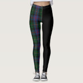 Clan Malcolm Wappen & Tartan Leggings (Vorderseite)