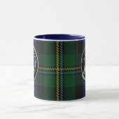 Clan Malcolm Wappen & Tartan Tasse (Zentrum)