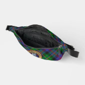 Clan Malcolm-Wappen über Tartan Bauchtasche (Offen)