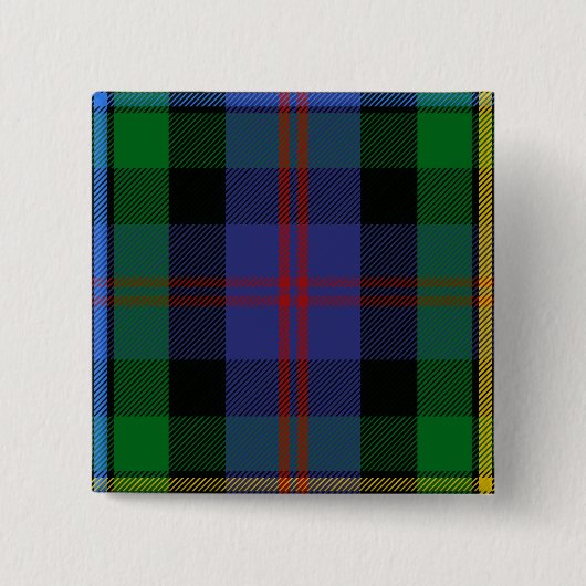 Clan-MalcolmTartan Button (Vorderseite)