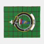 Clan Mar Tribe Tartan Kariert Fleecedecke (Vorderseite (Horizontal))