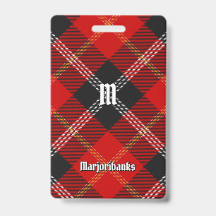 Clan Marjoribanks Tartan Ausweis
