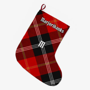 Clan Marjoribanks Tartan Großer Weihnachtsstrumpf