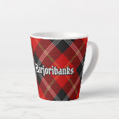 Clan Marjoribanks Tartan Milchtasse (Rechte Ecke)