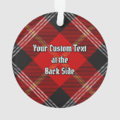 Clan Marjoribanks Tartan Ornament (Rückseite)