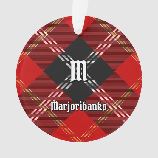 Clan Marjoribanks Tartan Ornament (Vorderseite)