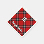 Clan Marjoribanks Tartan Serviette (Ecke)