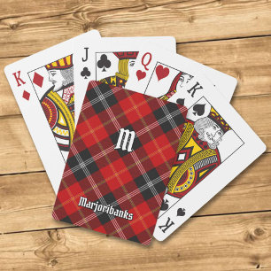 Clan Marjoribanks Tartan Spielkarten