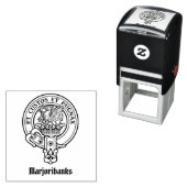 Clan Marjoribanks Wappen Permastempel (Beispiel)